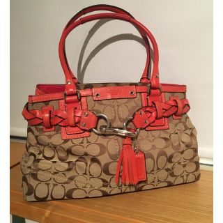 コーチ(COACH)のCOACH コーチ トートバッグ　オレンジ(トートバッグ)