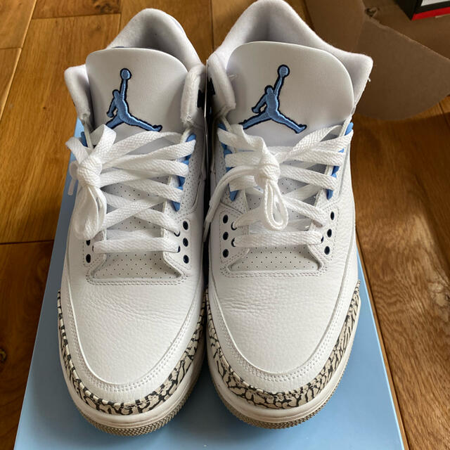 NIKE(ナイキ)のNIKE AIR JORDAN3 UNC/エアジョーダン3/27.5cm メンズの靴/シューズ(スニーカー)の商品写真