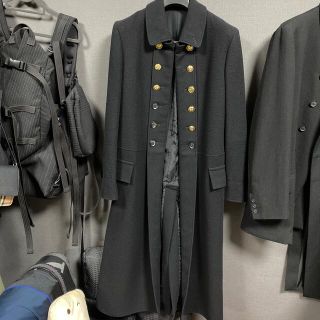 ヨウジヤマモト(Yohji Yamamoto)のヨウジヤマモトプールオム19aw 金ボタンナポレオンコート(チェスターコート)