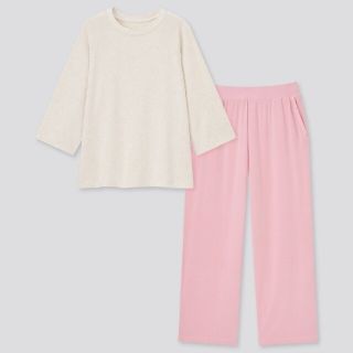 ユニクロ(UNIQLO)の専用☆ウルトラストレッチソフトセット ワイド ジョガー パンツ スウェットシャツ(ルームウェア)