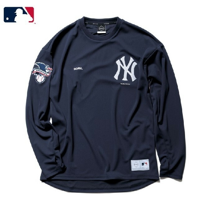 F.C.Real Bristol MLB TOUR L/S YANKEES XLトップス