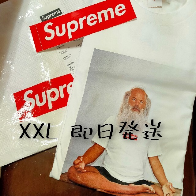 Supreme 21Fw Rickrubin tee XXL 白 ステッカー