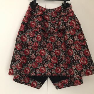 コムデギャルソン(COMME des GARCONS)のコムデギャルソン薔薇甲冑スカート⭐️XSサイズ(ロングスカート)