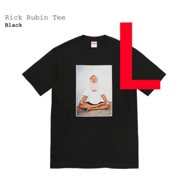 送料込L supreme rick rubin tee black