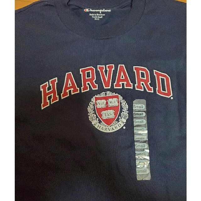 Champion(チャンピオン)のハーバード大学　Ｔシャツ　チャンピョン　キッズ キッズ/ベビー/マタニティのキッズ服男の子用(90cm~)(Tシャツ/カットソー)の商品写真