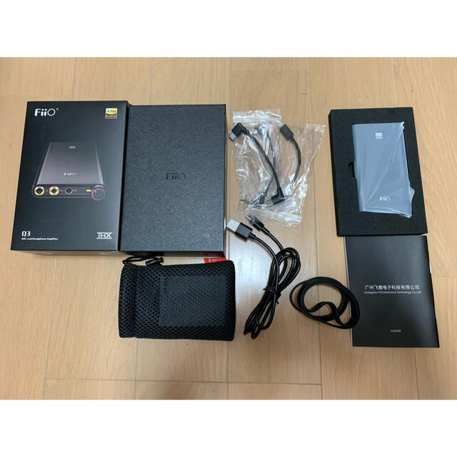 fiio Q3 DAC ポータブルアンプ 専門に取り扱う店 スマホ/家電/カメラ