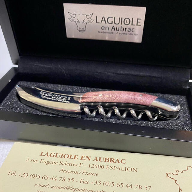 ソムリエナイフ ラギオール アン オブラック シカモアバイオレット ソムリエナイフ ラギオール アン オブラック シカモアバイオレット