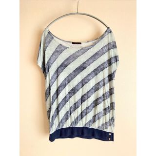 カットソー　トップス　Tシャツ(Tシャツ(半袖/袖なし))