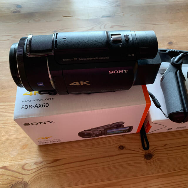 【SONY】ソニー FDR-AX60  4Kビデオカメラと純正オプション５点セ