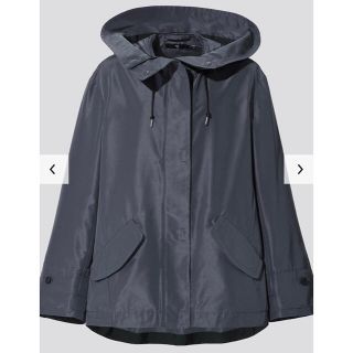 ユニクロ(UNIQLO)のユニクロ＋Jシルクブレンドオーバーサイズパーカ(ブルゾン)