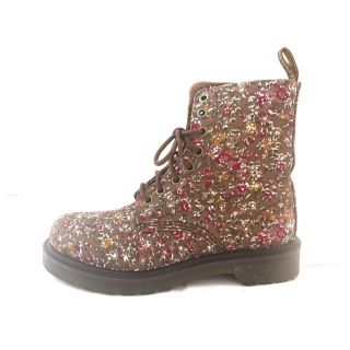 ドクターマーチン(Dr.Martens)のドクターマーチン ショートブーツ 4 - 花柄(ブーツ)