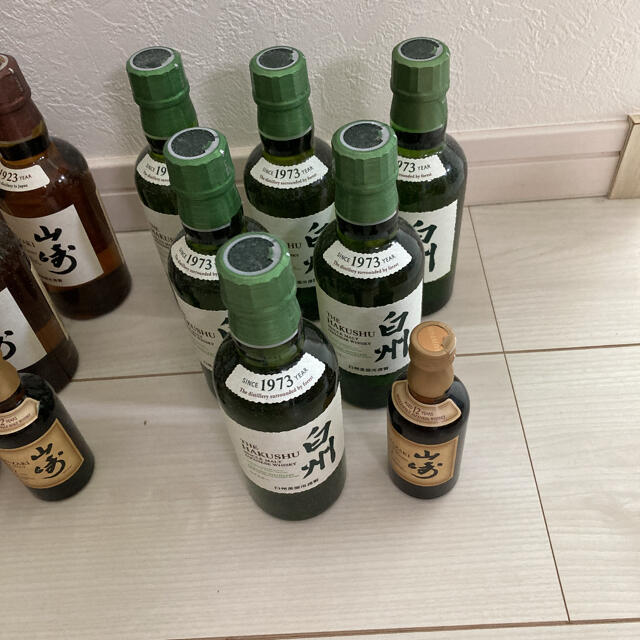 山崎180ml6本 白州180ml6本 山崎12年50ml2本 ウイスキー 山崎180ml6本 白州180ml6本 山崎12年50ml2本 ウイスキー