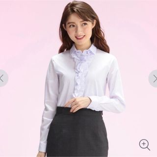 アオキ(AOKI)の★年始売りつくし AOKI ストライプ 2way スキッパーシャツ(シャツ/ブラウス(長袖/七分))