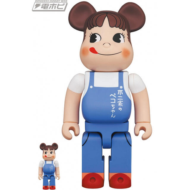 MEDICOM TOY(メディコムトイ)のペコちゃん BE@rbrick 100%&400% エンタメ/ホビーのフィギュア(その他)の商品写真