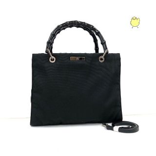 グッチ(Gucci)の極美品 グッチ バンブー 2wayバッグ ショルダーバッグ ハンドバッグ(ハンドバッグ)