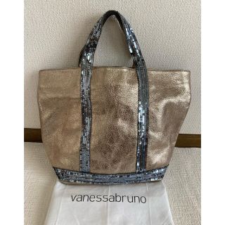 ヴァネッサブリューノ(vanessabruno)のヴァネッサブリューノ　レザー　トートバッグ　ゴールド系(トートバッグ)