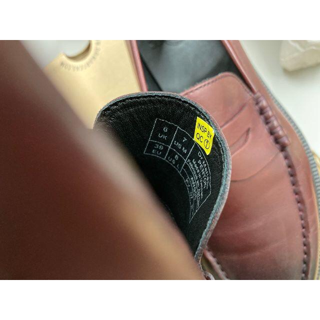 Dr.Martens(ドクターマーチン)のUS7 ドクターマーチン コイン ローファー チェリーレッド メンズの靴/シューズ(スリッポン/モカシン)の商品写真