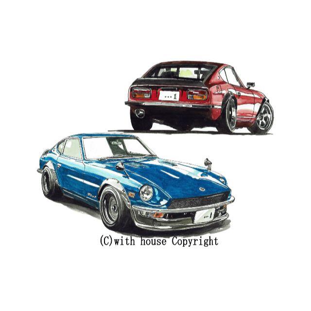 NC-511 432Z/240Z 限定版画 直筆サイン額装済●作家 平右ヱ門