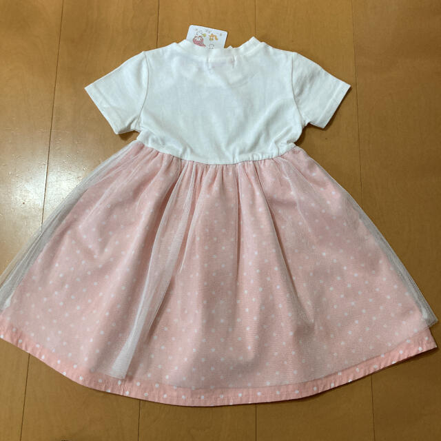 女の子　マイメロディ　ワンピース　95 新品未使用品　タグ付き キッズ/ベビー/マタニティのキッズ服女の子用(90cm~)(ワンピース)の商品写真