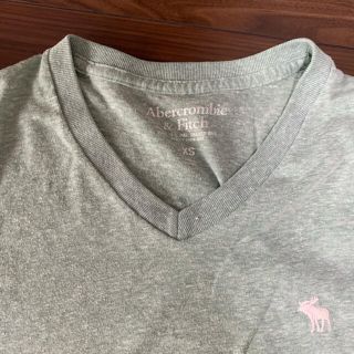 アバクロンビーアンドフィッチ(Abercrombie&Fitch)のアバクロ　Tシャツ　ライトグリーン　XSサイズ(Tシャツ/カットソー(半袖/袖なし))