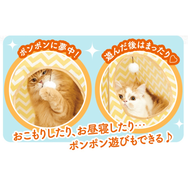 ねこのきもち ふろく ポンポン付き！おこもりキャットテントの通販 by