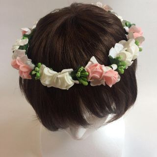 花かんむり✴︎結婚式 ウェディング ブライダル(ヘッドドレス/ドレス)