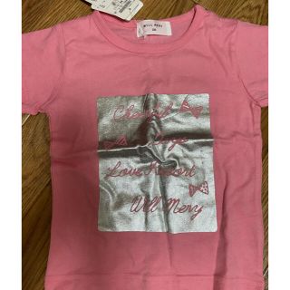 ウィルメリー(WILL MERY)の新品　子ども　半袖　Tシャツ　ピンク 100センチ(Tシャツ/カットソー)