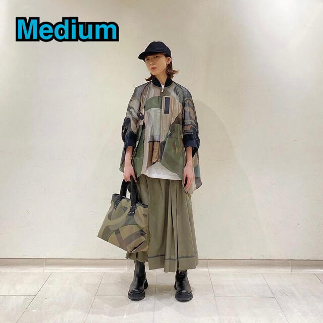 sacai KAWS Tote Medium BAG トートバッグ M camo www.krzysztofbialy.com