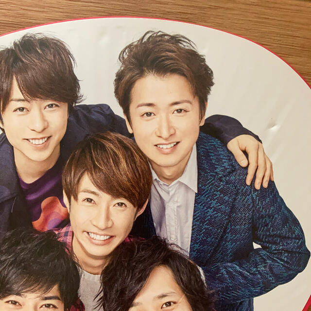 嵐(アラシ)の嵐ミニうちわ エンタメ/ホビーのタレントグッズ(アイドルグッズ)の商品写真