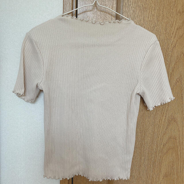 GU(ジーユー)のGU リブメローコンパクトT レディースのトップス(Tシャツ(半袖/袖なし))の商品写真