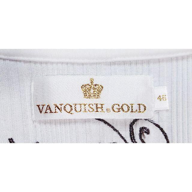 美品 VANQUISH ホワイト 半袖 ポロシャツ ヴァンキッシュ