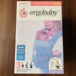 エルゴベビー(Ergobaby)の【新品】ergobaby エルゴベビー 抱っこ紐 アズールブルー(抱っこひも/おんぶひも)