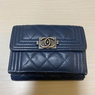 シャネル(CHANEL)のボーイシャネル　財布　3つ折り(財布)