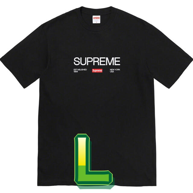 Supreme Est.1994 Tee ブラック XL