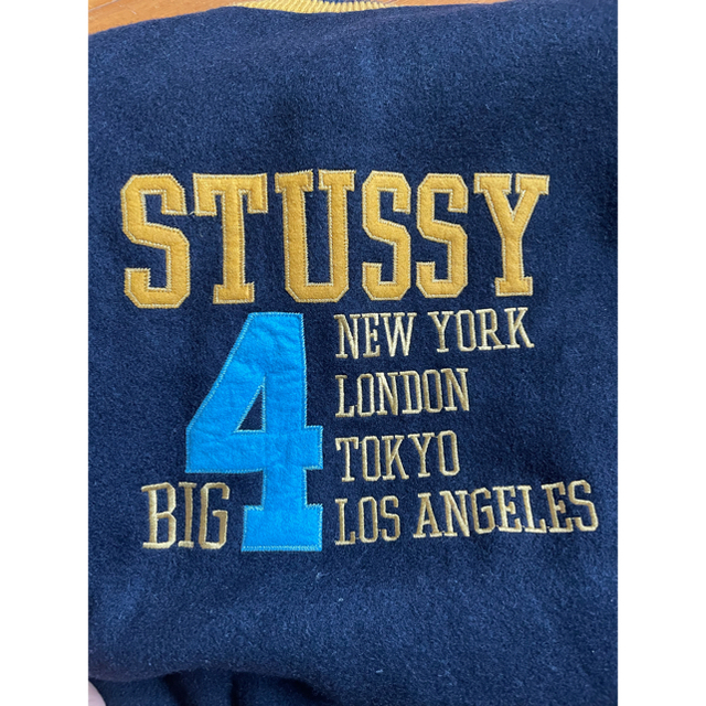 STUSSY(ステューシー)のレア　old stussy スタジャン　Mサイズ メンズのジャケット/アウター(スタジャン)の商品写真