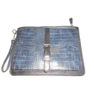 80084● 未使用 ZARA MAN 型押し クラッチ バッグ ザラマン(その他)