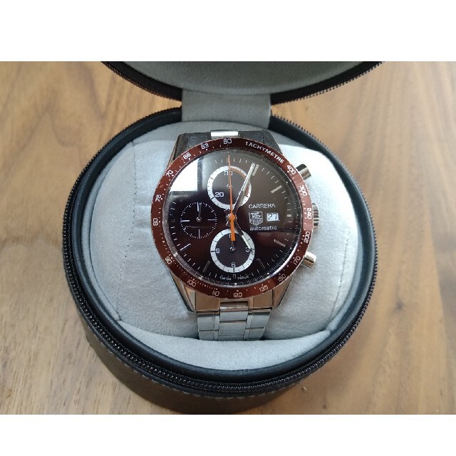 TAG Heuer(タグホイヤー)のぱーるさん専用　タグホイヤー　カレラ　ブラウン メンズの時計(腕時計(アナログ))の商品写真