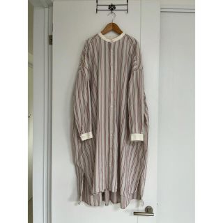 ネストローブ(nest Robe)のnest Robe＊ストライプ＊シャツワンピース(ロングワンピース/マキシワンピース)