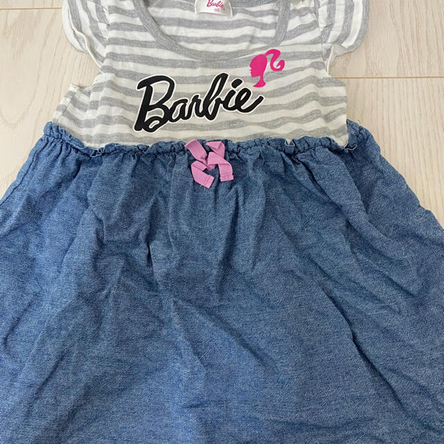 Barbie(バービー)のBarbie ワンピース　90 キッズ/ベビー/マタニティのキッズ服女の子用(90cm~)(ワンピース)の商品写真