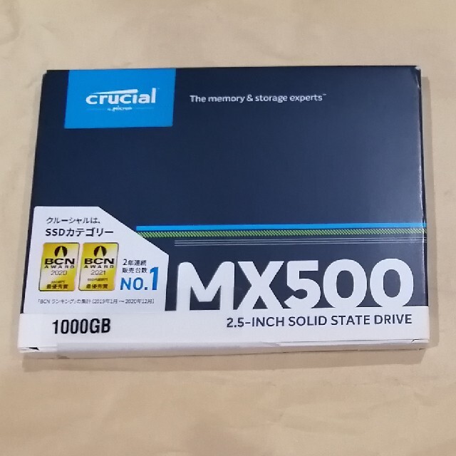 ★新品未開封 SSD 1TB CT1000MX500SSD1PCパーツ