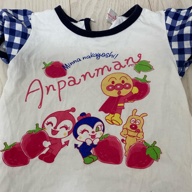 アンパンマン　Tシャツ　100㎝ キッズ/ベビー/マタニティのキッズ服女の子用(90cm~)(Tシャツ/カットソー)の商品写真