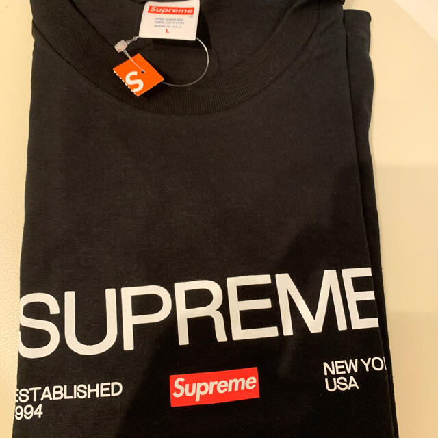 Supreme Est.1994 Tee ブラック XL