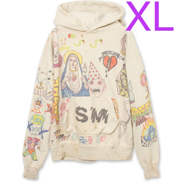 SAINT MICHAEL セントマイケル グラフィティ パーカー XL