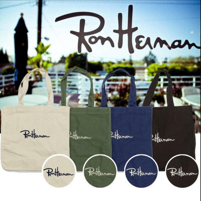 Ron Herman(ロンハーマン)の新品未使用　ロンハーマン　トートバック　黒 レディースのバッグ(トートバッグ)の商品写真