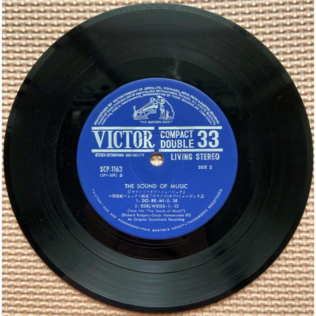 Victor(ビクター)の昭和レトロ 昭和 レトロ Victor アナログコンパクト盤レコード盤 盤 雑貨 エンタメ/ホビーのCD(ポップス/ロック(洋楽))の商品写真