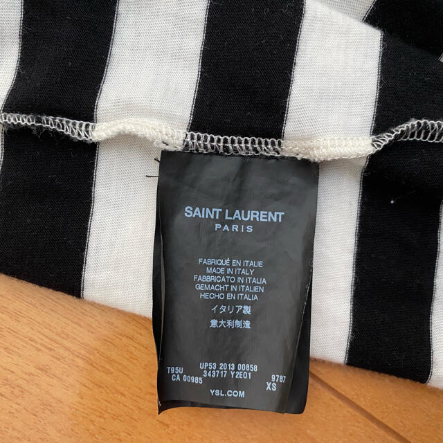 Saint Laurent(サンローラン)のHHH様専用セット売りサンローランパリ16SS ボーダーTシャツ　染めTシャツ メンズのトップス(Tシャツ/カットソー(七分/長袖))の商品写真