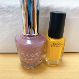 ネイルホリック(NAIL HOLIC)のネイル2本セット(ネイルホリック&PRORANCE)(マニキュア)