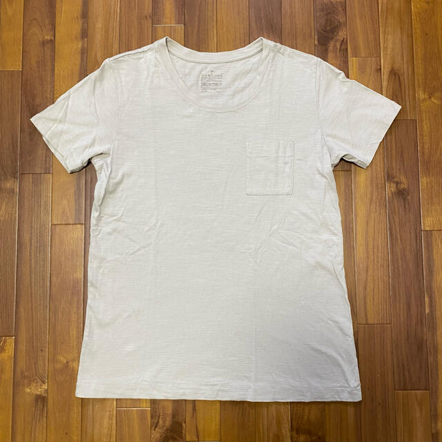 MUJI (無印良品)(ムジルシリョウヒン)のMUJI 無印良品 ライトグレーTシャツ M レディースのトップス(Tシャツ(半袖/袖なし))の商品写真