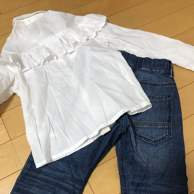 H&M(エイチアンドエム)の格安！春物セット キッズ/ベビー/マタニティのキッズ服女の子用(90cm~)(ブラウス)の商品写真