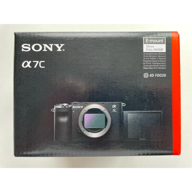 カメラ SONY ブラック ILCE-7C Bの通販 by OT's shop｜ソニーならラクマ - 新品未使用フルサイズミラーレス一眼 α7C ボディ ☎ブランド